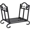 14.5 In. H X 17 In. D X 12.5 In. W Outdoor Folding Steel Firewood Rack Wood Storage Holder