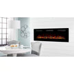 Sierra 60 In. Wall/Built-In Linear Electric Fireplace in Black