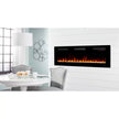 Sierra 60 In. Wall/Built-In Linear Electric Fireplace in Black