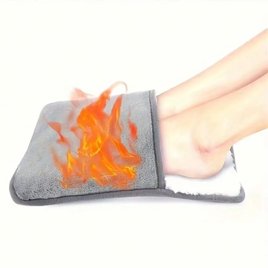 1 Pair of Comfortable Care USB Heated Foot Pads, Constant Temperature Electric Heaters, Portable Home Foot Heaters,