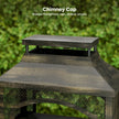Fire Pits for outside Wood Burning, Outdoor Fireplace with Log Storage Rack, Freestanding Chiminea Fireplace with Mesh Screen and Pocker for Backyard Patio Party Camping Picnic, 37
