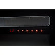 Sierra 60 In. Wall/Built-In Linear Electric Fireplace in Black