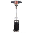 AZ Patio Heater Stainless Steel and Black Patio Heater with Table
