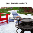 Fire Pit with Grills Grate, 47