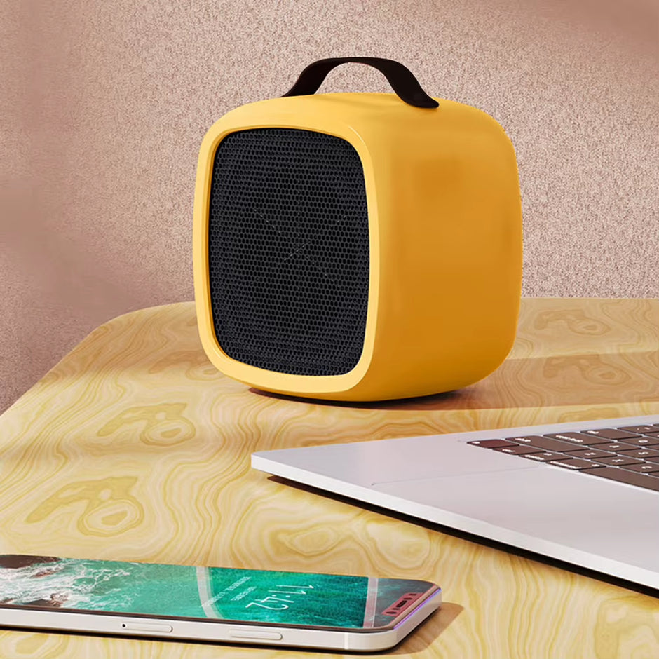 500W Heater Fast Heating Portable Small Space Lightweight Desktop Warm Air Heater Indoor Office Household Warmer Fan