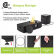 48 In, 50,000 BTU Black Coating Steel Outdoor Fire Table Propane Gas Fire Pit Table
