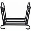 14.5 In. H X 17 In. D X 12.5 In. W Outdoor Folding Steel Firewood Rack Wood Storage Holder