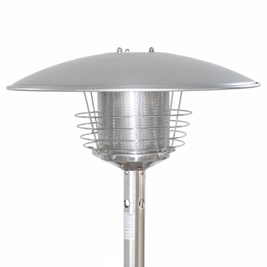 Propane Gas Outdoor Tabletop Patio Heater, Hammered Bronze