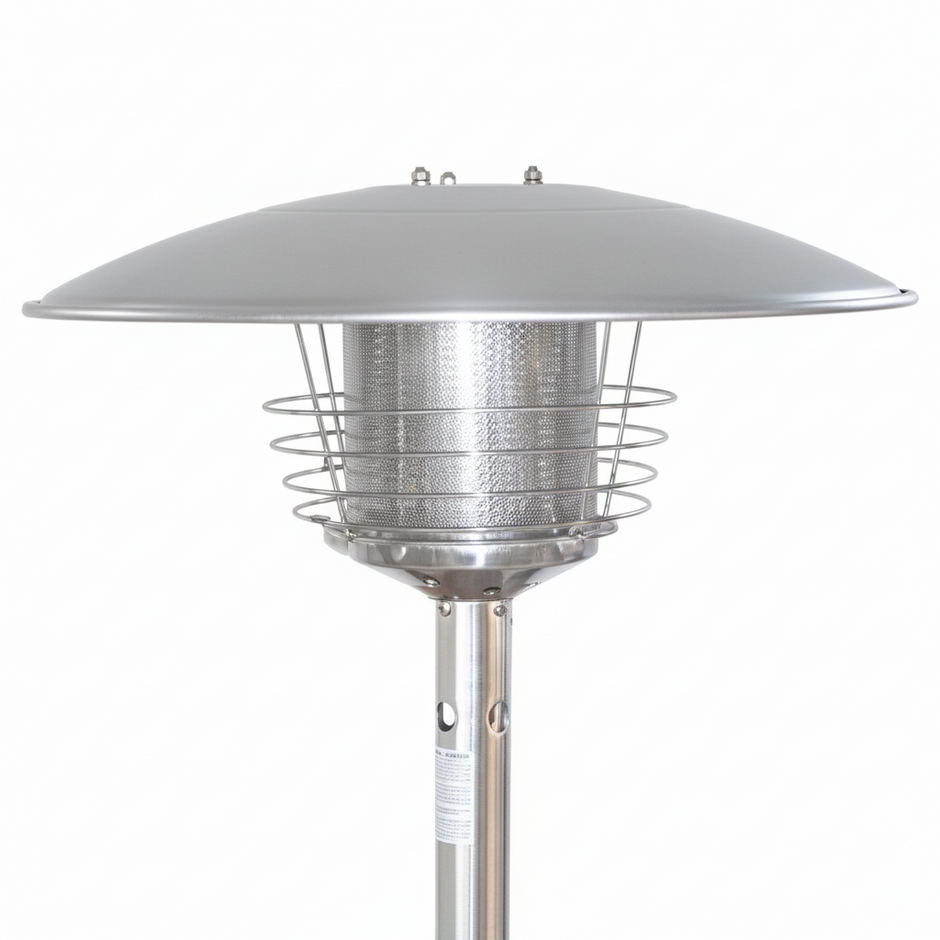 Propane Gas Outdoor Tabletop Patio Heater, Hammered Bronze