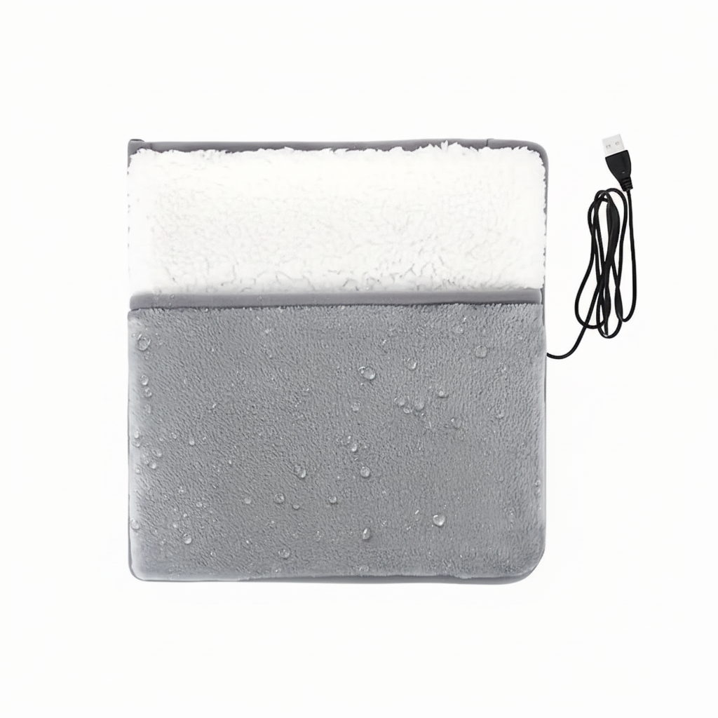 1 Pair of Comfortable Care USB Heated Foot Pads, Constant Temperature Electric Heaters, Portable Home Foot Heaters,