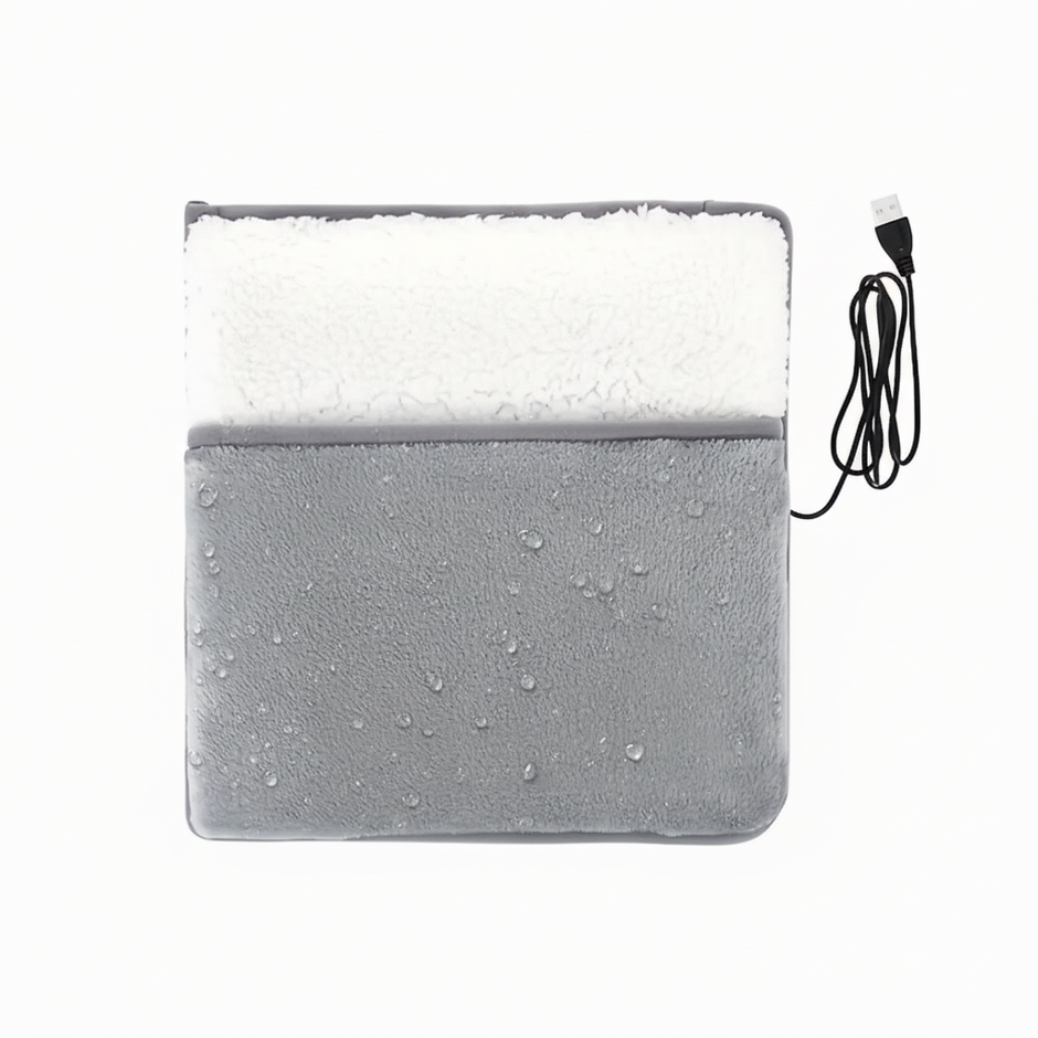 1 Pair of Comfortable Care USB Heated Foot Pads, Constant Temperature Electric Heaters, Portable Home Foot Heaters,