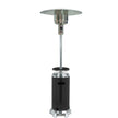 AZ Patio Heater Stainless Steel and Black Patio Heater with Table